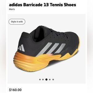Like New Mens adidas Barricade 13 Tennis Shoes